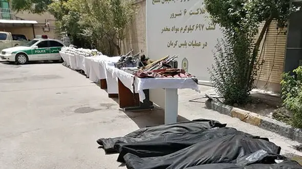 جزییات انهدام باند بین المللی قاچاق مسلحانه مواد مخدر در کرمان