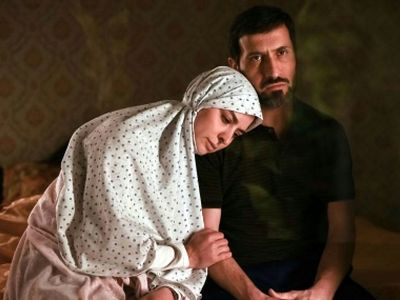 نگاهی به حواشی فیلم صیاد/علی سرابی و مارال بنی آدم،زن و شوهری که با هم دراین فیلم بازی کردند
