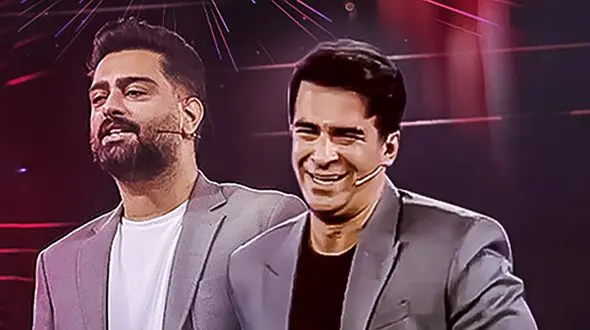 فیلم فحاشی ورزشکار معروف وسط برنامه صدا و سیما / پشت پرده دعوای شدید با مجری برنامه!