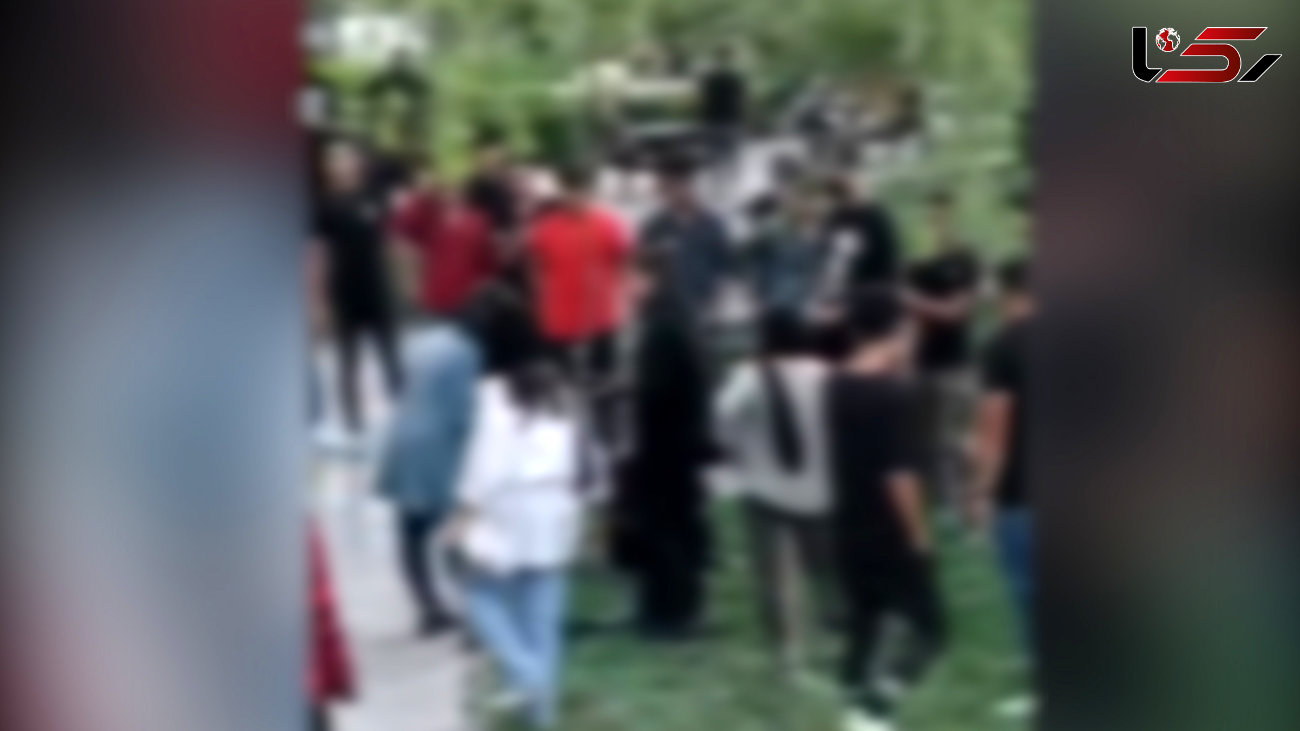  هلیا قمه کش این بار در تهران + فیلم شرم آور دختران تهرانی وسط پارک !