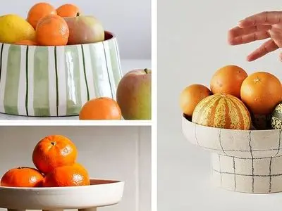 چیدمان میز پذیرایی با میوه خوری سرامیکی | خلق زیبایی در خانه