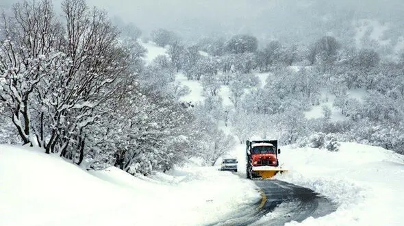 چهره برفی خرم آباد و زیبایی های لرستان + فیلم 