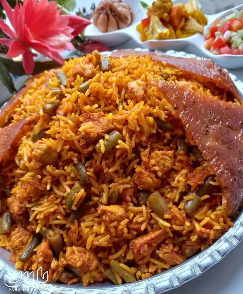 طرز تهیه لوبیاپلو
