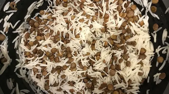 فواید عدس پلو