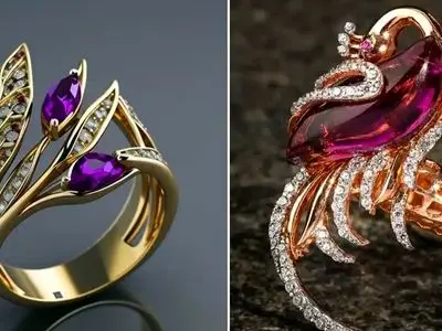 تحولی در دنیای جواهرات: مدل‌ های انگشتر خیره‌ کننده طراحی شده با هوش مصنوعی