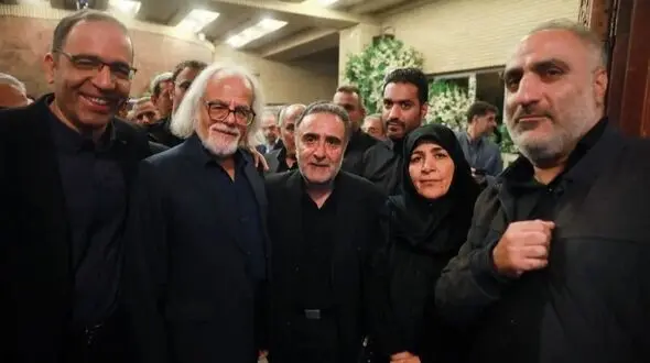 تصاویر مراسم ترحیم برادر سید مصطفی تاج‌زاده؛ متن و حاشیه‌ها
