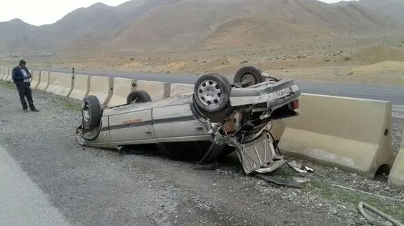 تصادف مرگبار پژو و تراکتور با 2 کشته در بختیارویه