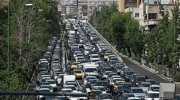 وضعیت ترافیک معابر تهران روز شنبه 8 خرداد ماه 