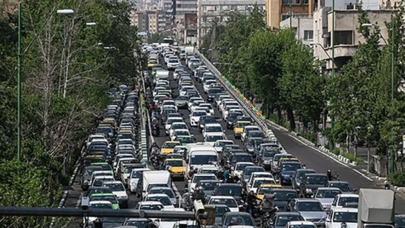 وضعیت ترافیک معابر تهران روز شنبه 8 خرداد ماه 