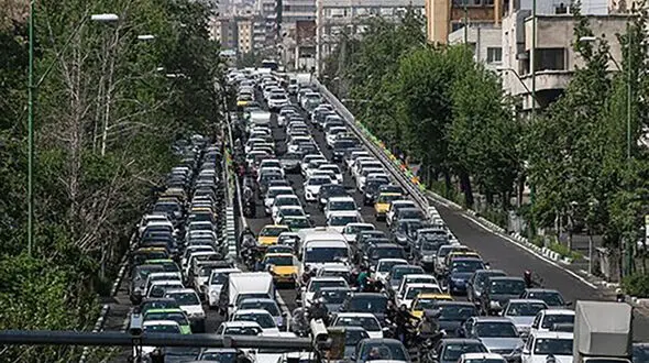 وضعیت ترافیک معابر تهران روز شنبه 8 خرداد ماه 