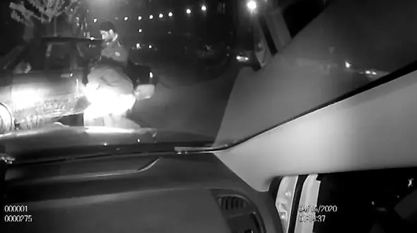 فیلم لحظه تعقیب و گریز هولناک شبانه در جنوب تهران