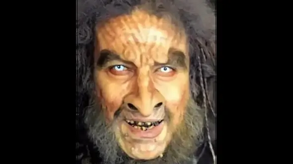 این هیولا ی ترسناک کدام بازیگر ایرانی است ! / حدس بزنید + عکس