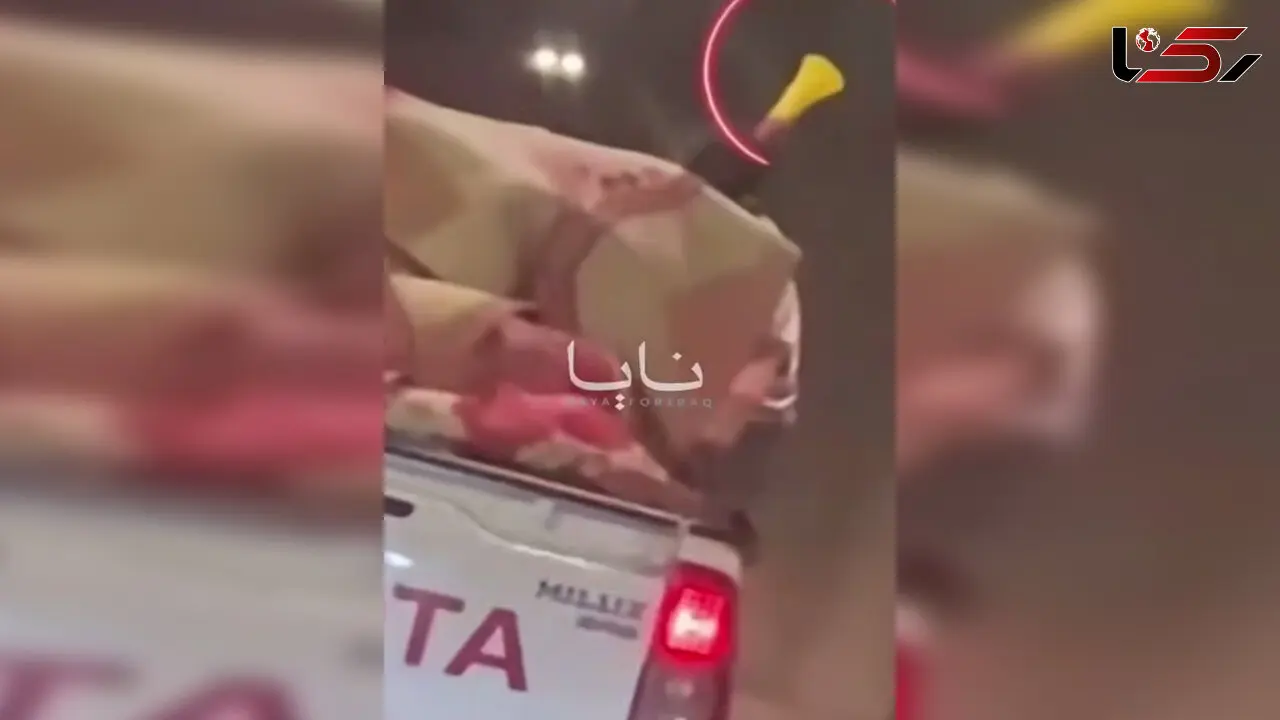 فیلم / بازداشت مردی که صدای پهباد شاهد در می آورد و همه را می ترساند