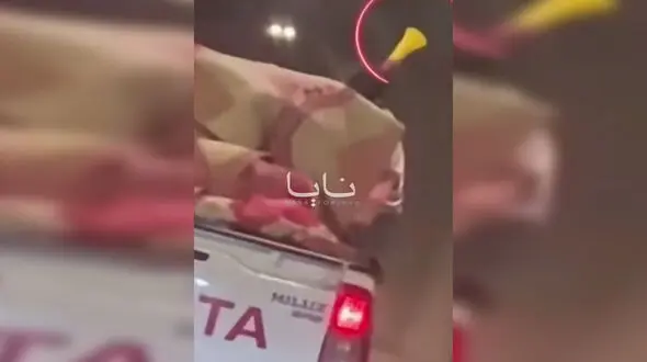 فیلم / بازداشت مردی که صدای پهباد شاهد در می آورد و همه را می ترساند