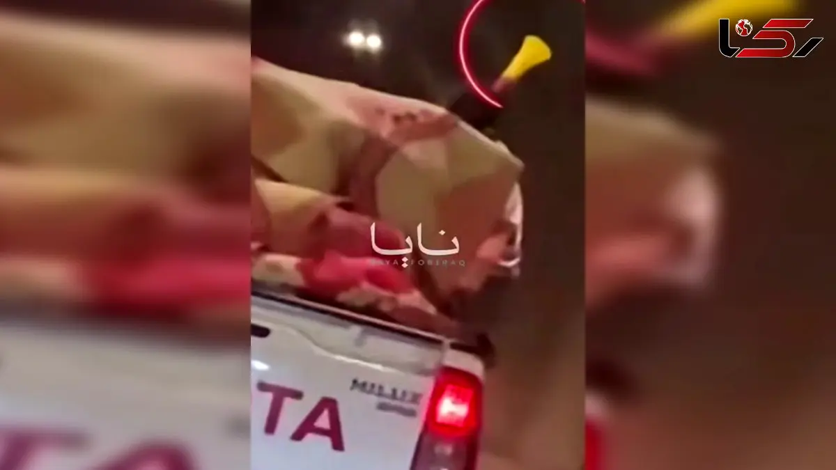 فیلم / بازداشت مردی که صدای پهباد شاهد در می آورد و همه را می ترساند