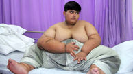 محمد 10 ساله چاق ترین کودک جهان + عکس