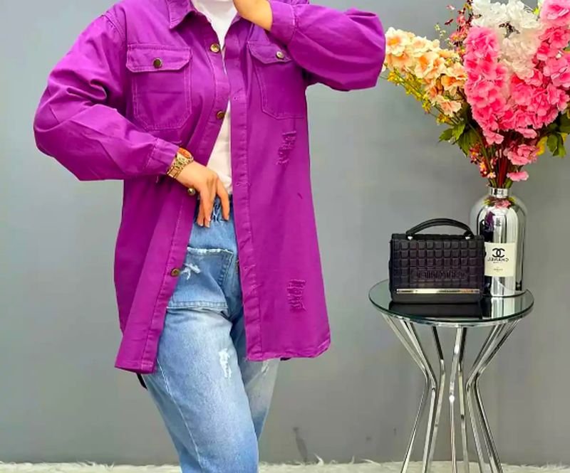 مانتو ساده رنگی تابستانی 