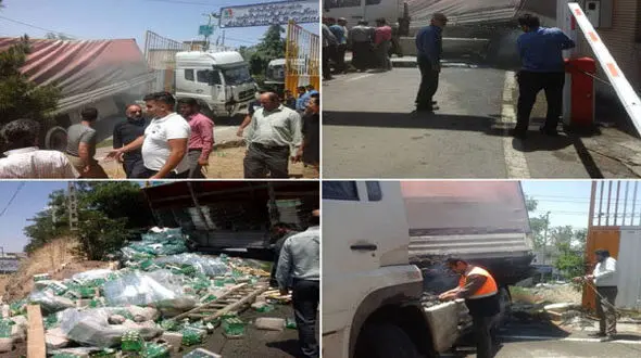 تریلی هوو ۵ خودرو در بومهن را له و لورده کرد! + عکس ها