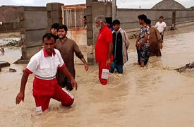 فیلم لحظه نجات سیل‌زدگان سیستان و بلوچستان
