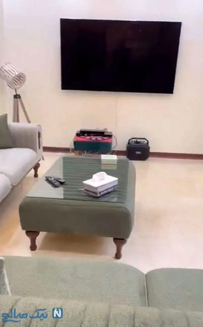 دکوراسیون مدرن و خلوت خانه بازیگر زیر اسمان شهر