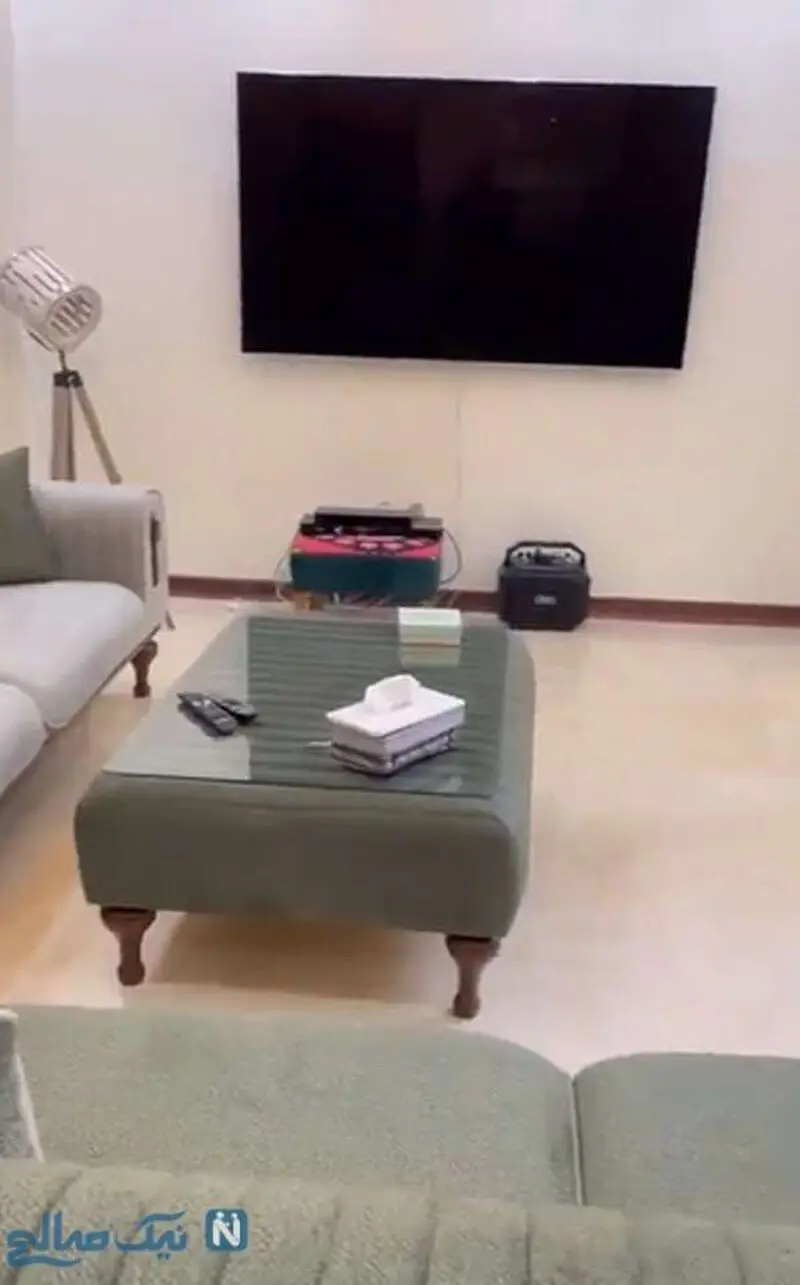 دکوراسیون مدرن و خلوت خانه بازیگر زیر اسمان شهر