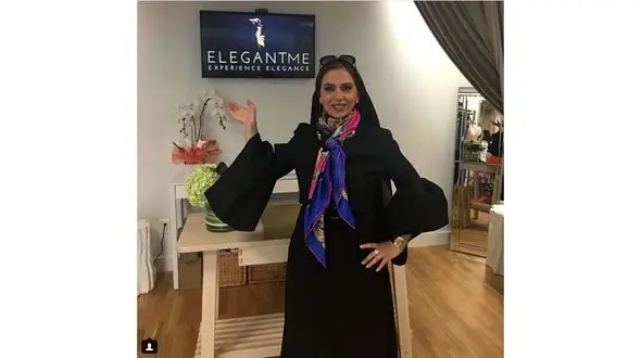 تینا با لباسی خاص در کانادا