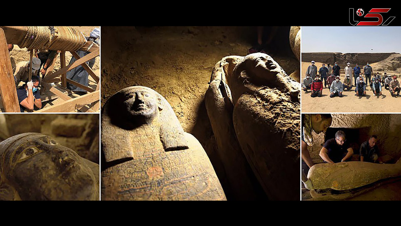 کشف بزرگ / اجساد 13 مومیایی ۲۵۰۰ ساله در صحرا + عکس