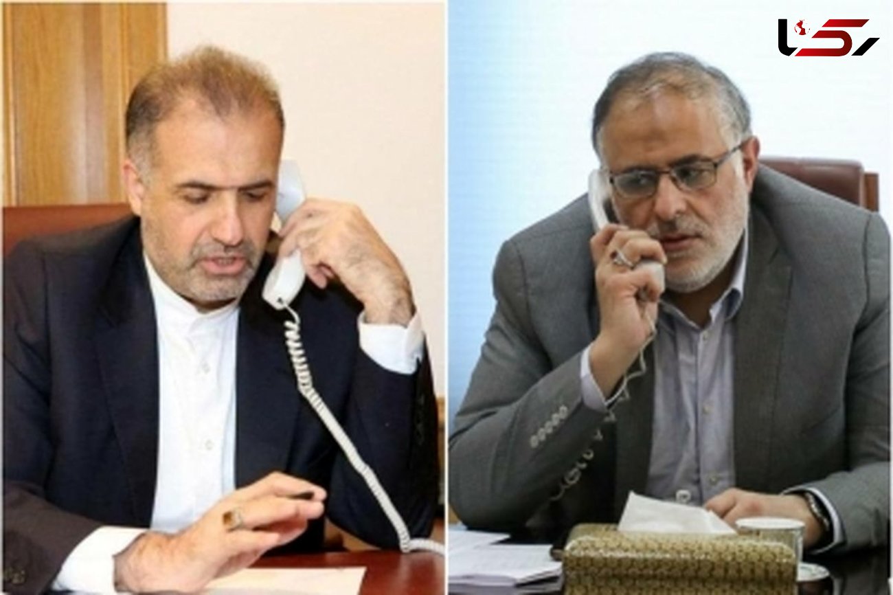 تماس تلفنی استاندار قزوین با سفیر ایران در روسیه