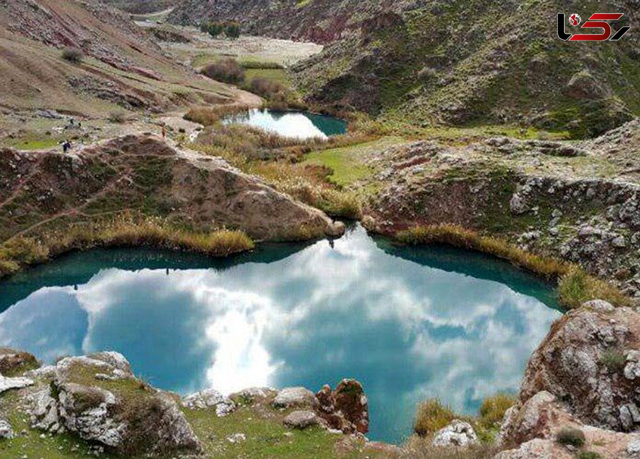 دیدن تنها دریاچه «دوقلوی» ایران 