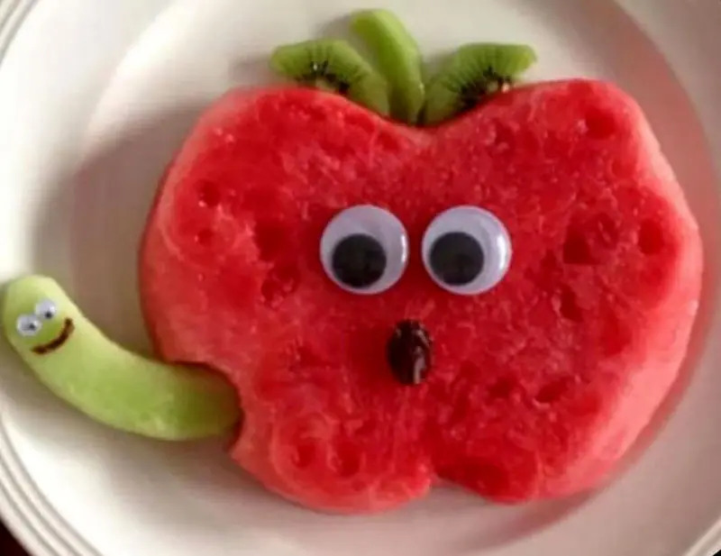 تزیین هندوانه ساده