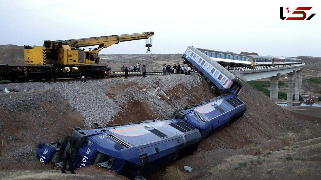 اولین عکس از حادثه قطار همدان - مشهد / عمق فاجعه را ببینید