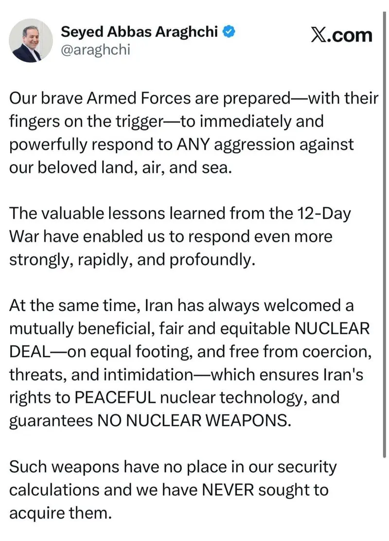 تویت عراقچی