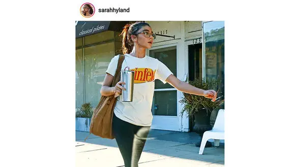 پای سارا بازیگر مشهور در این عکس چه شد؟