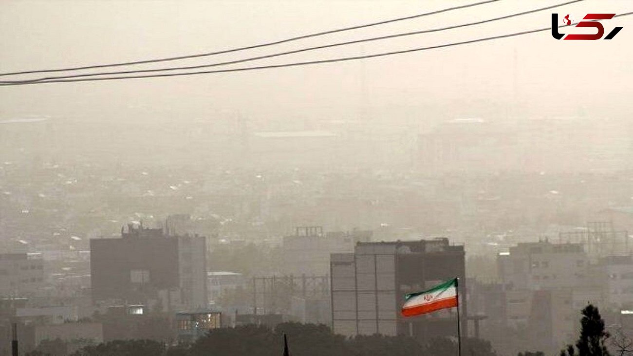 باد شدید و خیزش گرد و خاک در غرب و شرق ایران 