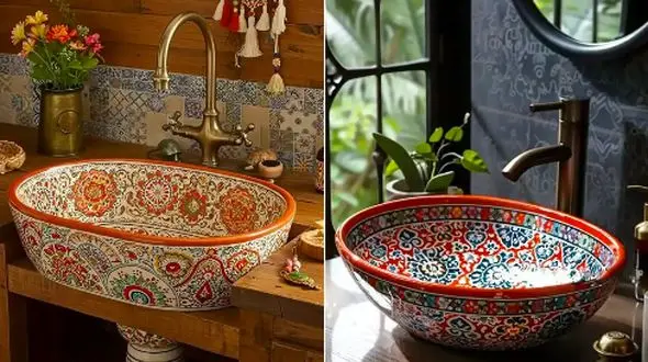 15مدل روشویی سرامیکی طرحدار که سرویس بهداشتی شما را زیبا می‌ کند