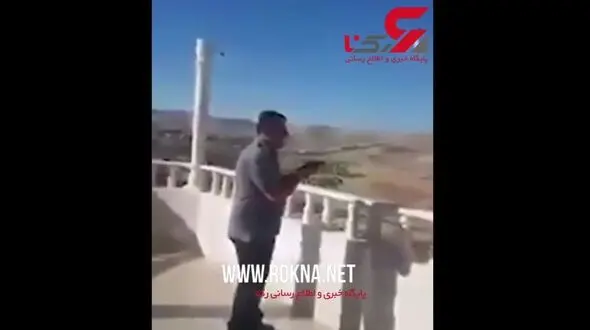 لحظه خودکشی مرد ۴۰ ساله مقابل دوربین! + تصویر