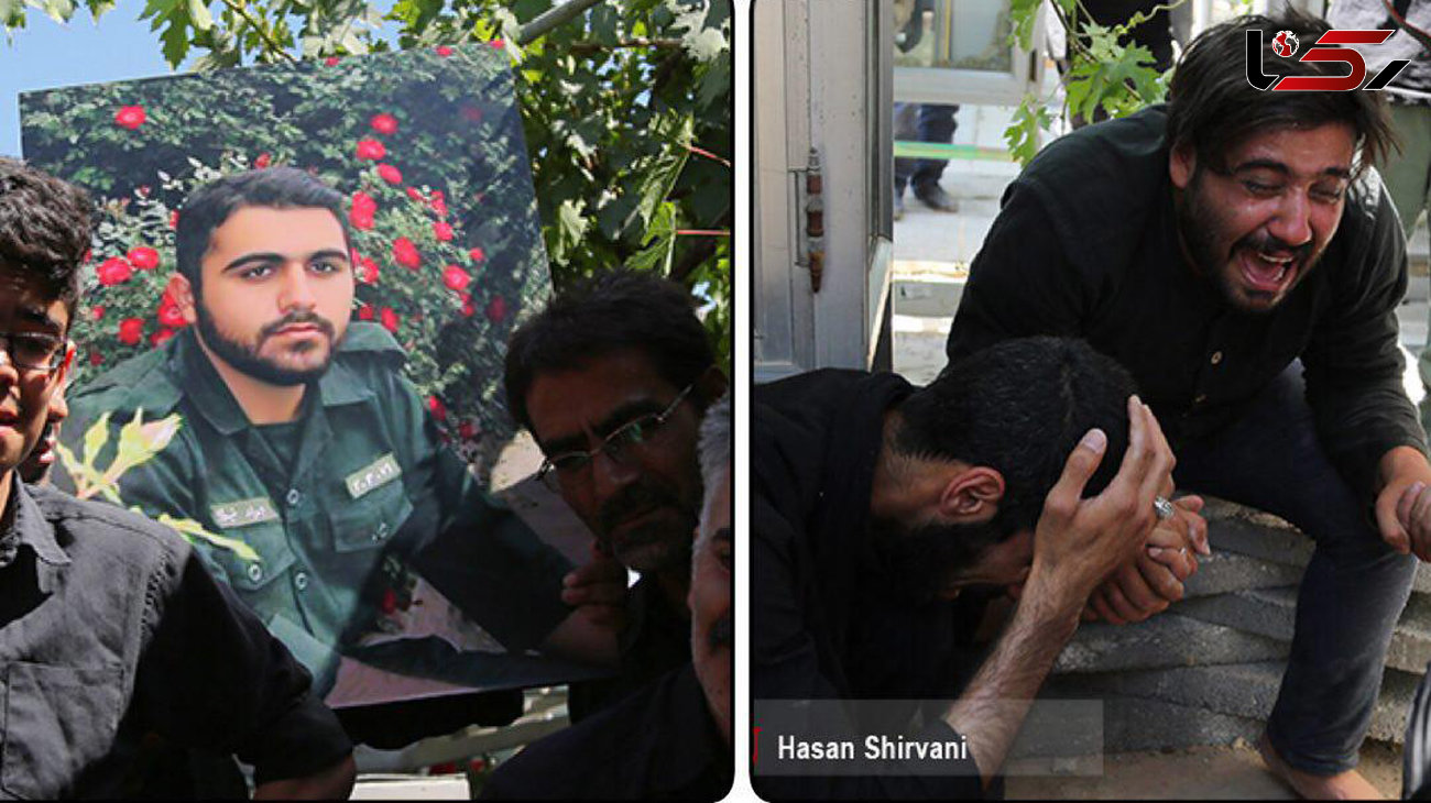مراسم خاکسپاری شهدای حوادث تروریستی در بهشت زهرا + فیلم و عکس