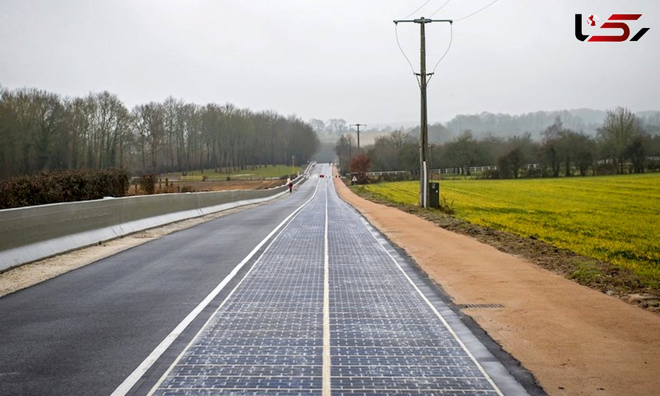 نخستین جاده خورشیدی در یک روستای فرانسه +عکس