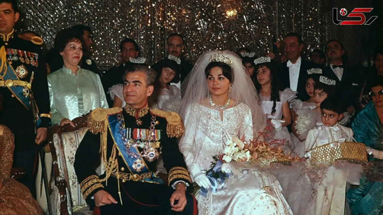 فیلم سوتی فرح پهلوی  سر سفره عقد با شاه  / همه مهمانان  از خنده روده بر شدند / چرا فرح مناسب ترین زن شاه بود !