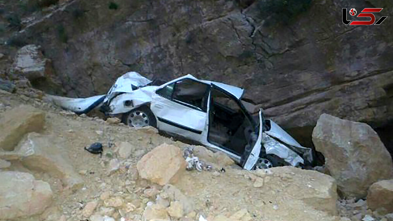 4 کشته در حادثه سقوط خودرو به یک دره در مهاباد + عکس