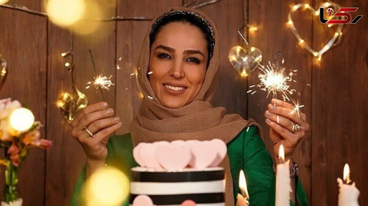 خوش‌سلیقه مثل سوگل طهماسبی؛ مروری بر کیک‌‌ مراسماتخانم بازیگر؛ از کیک با تم پاییزی تولد همسرش تا کیک مینیمال سالگرد ازدواجشان + عکس