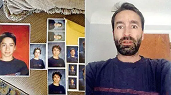 مردی که فقط یک دست لباس دارد + عکس های کودکی تا بزرگسالی