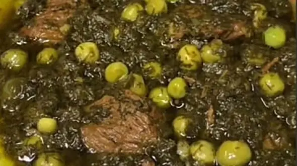طرز تهیه خورشت نخودفرنگی + فیلم
