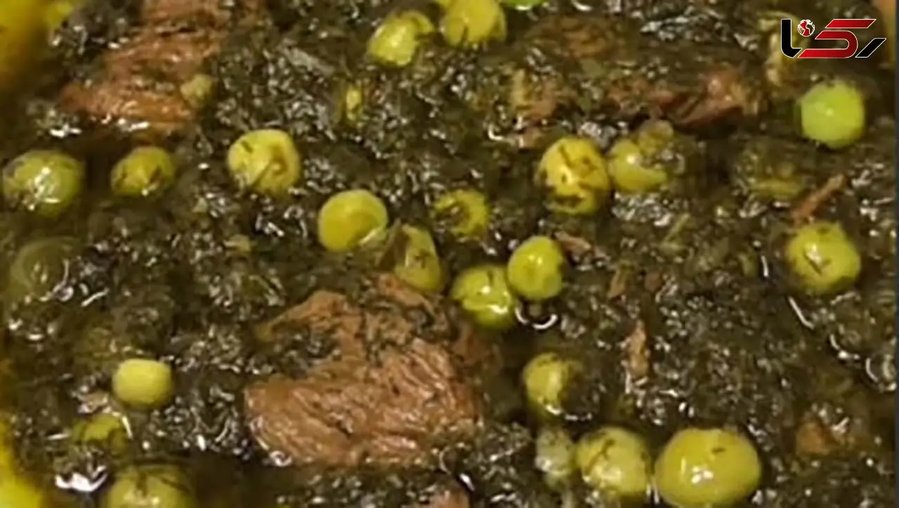 طرز تهیه خورشت نخودفرنگی + فیلم