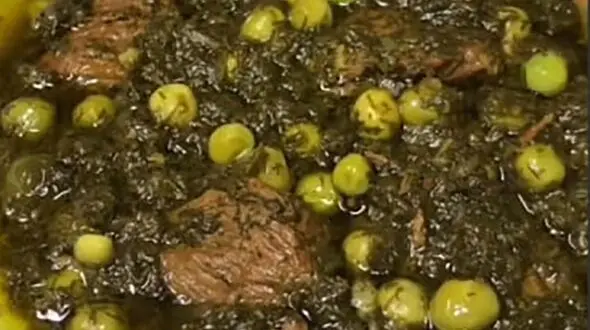 طرز تهیه خورشت نخودفرنگی + فیلم