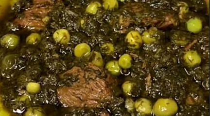طرز تهیه خورشت نخودفرنگی + فیلم