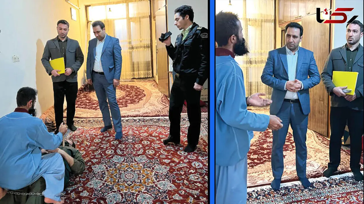 عکس بازسازی یک قتل تلخ در مشهد / صحنه مرگ خودکشی بود!