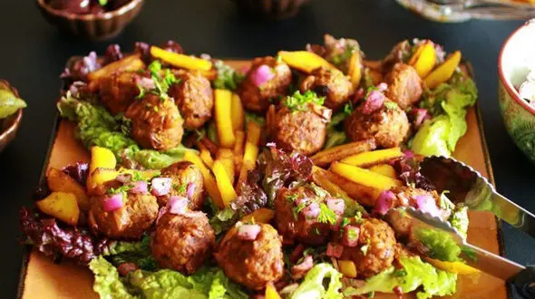 طرز پخت کوفته ریزه پنیری