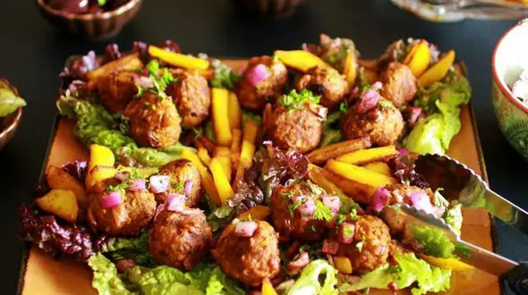 طرز پخت کوفته ریزه پنیری