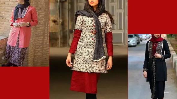  آلبومی از مانتوهای سنتی دامن دار + عکس 